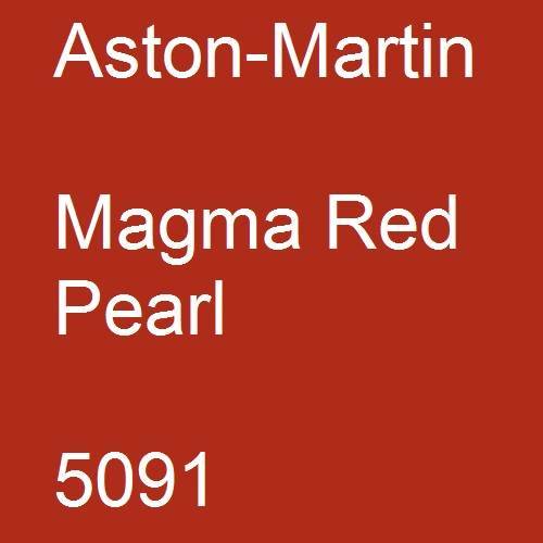 Aston-Martin, Magma Red Pearl, 5091.